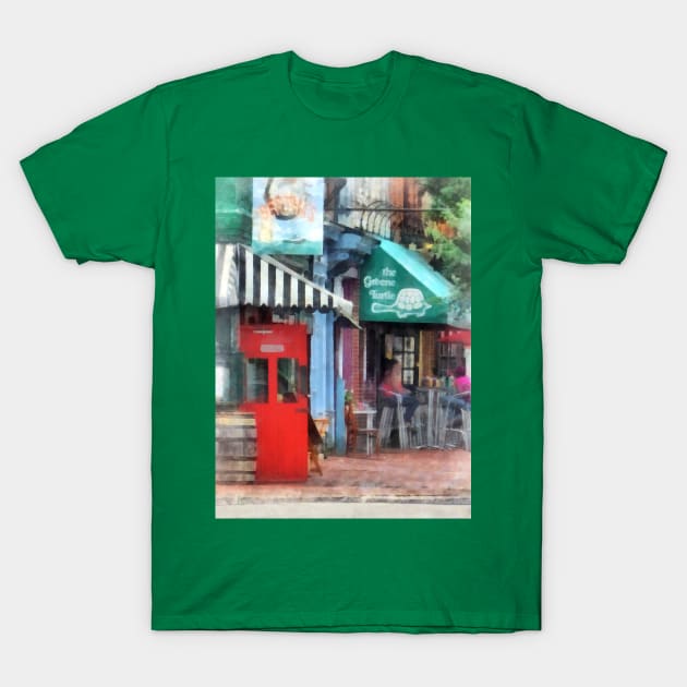 Baltimore MD - Cafe Fells Point T-Shirt by SusanSavad